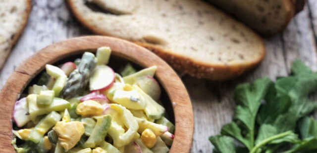 Insalata di uova allo yogurt